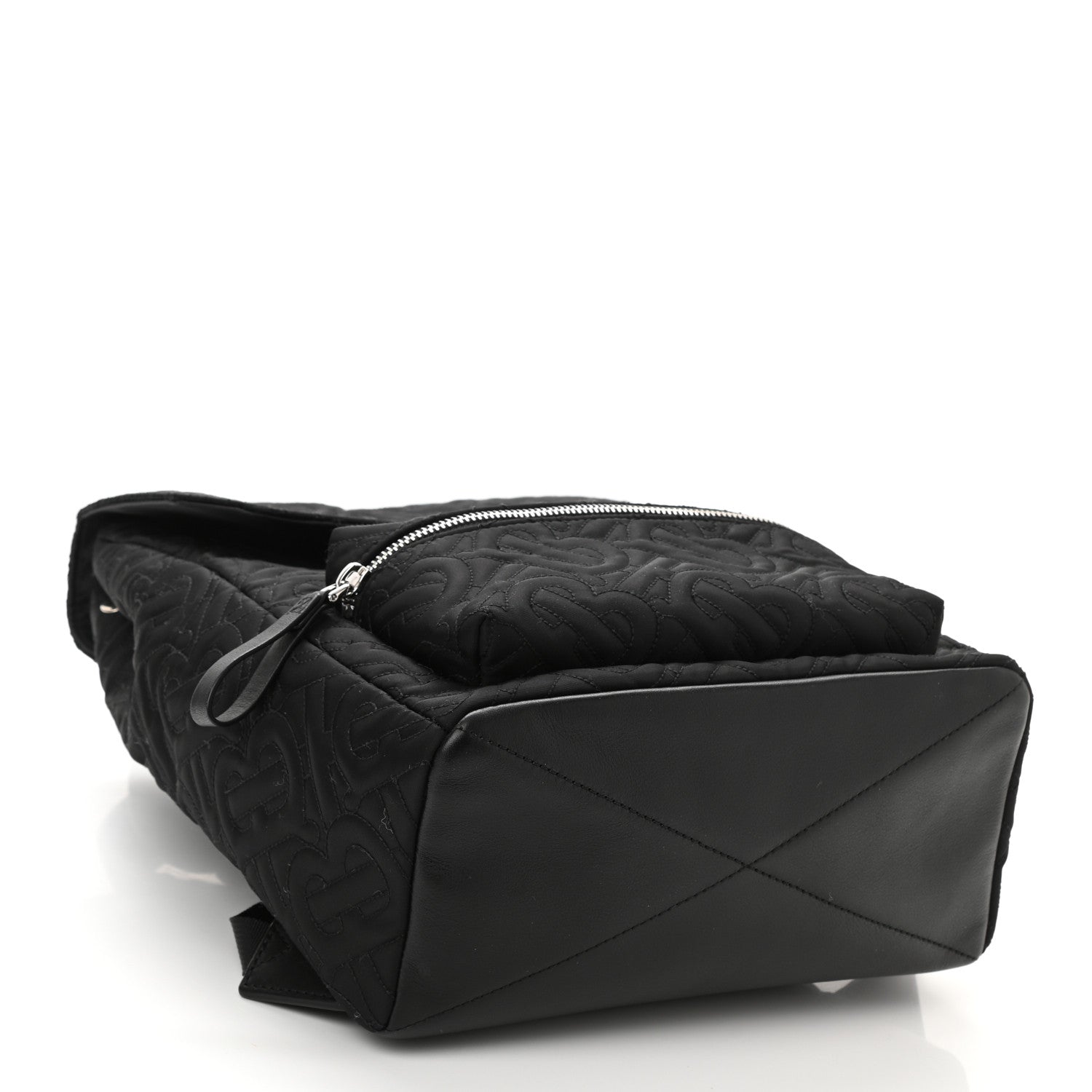 Burberry Econyl Logo Quilted Kids Backpack Black 4 of 11