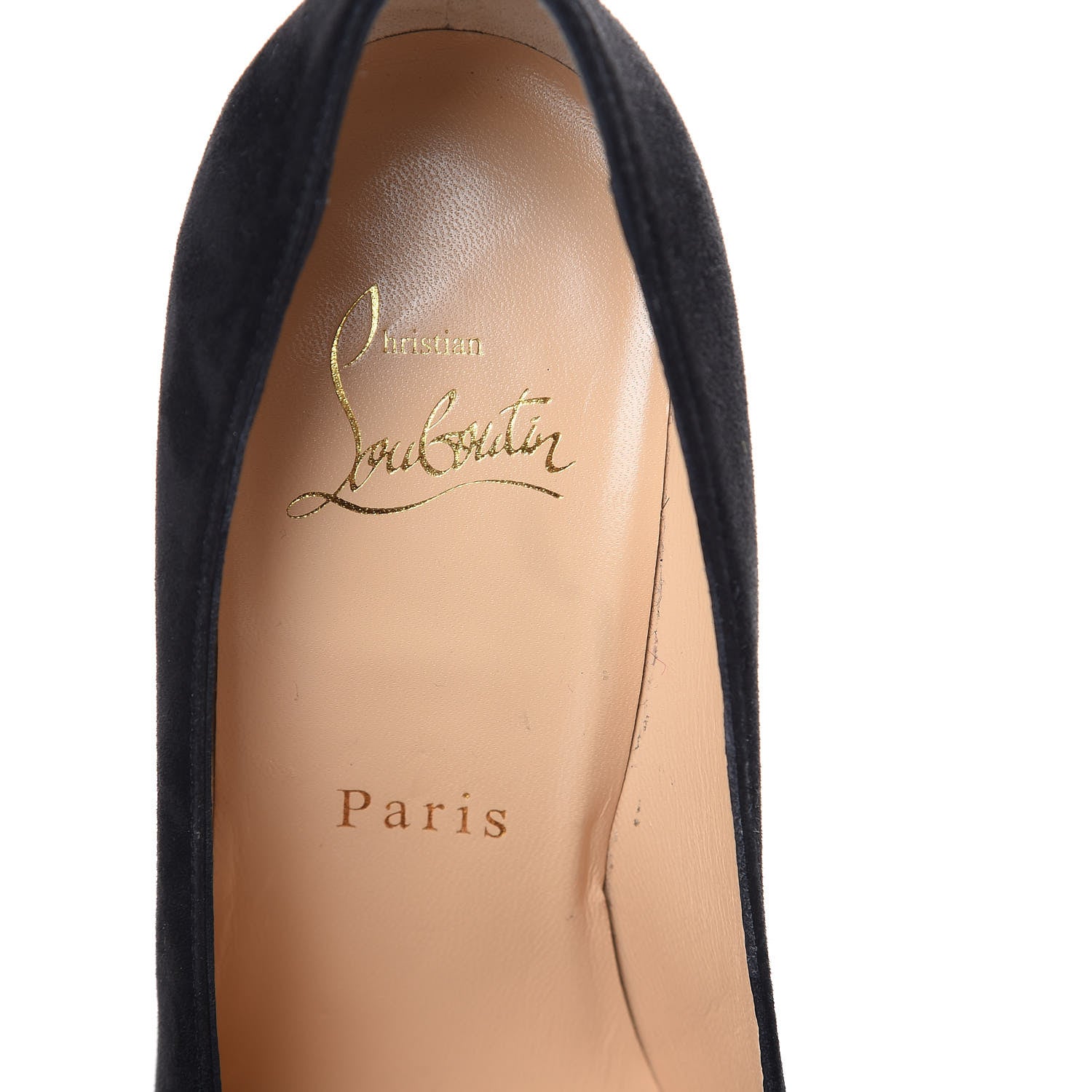 Christian Louboutin Veau Velours Alminette 100 Pumps 36 Black 7 of 10