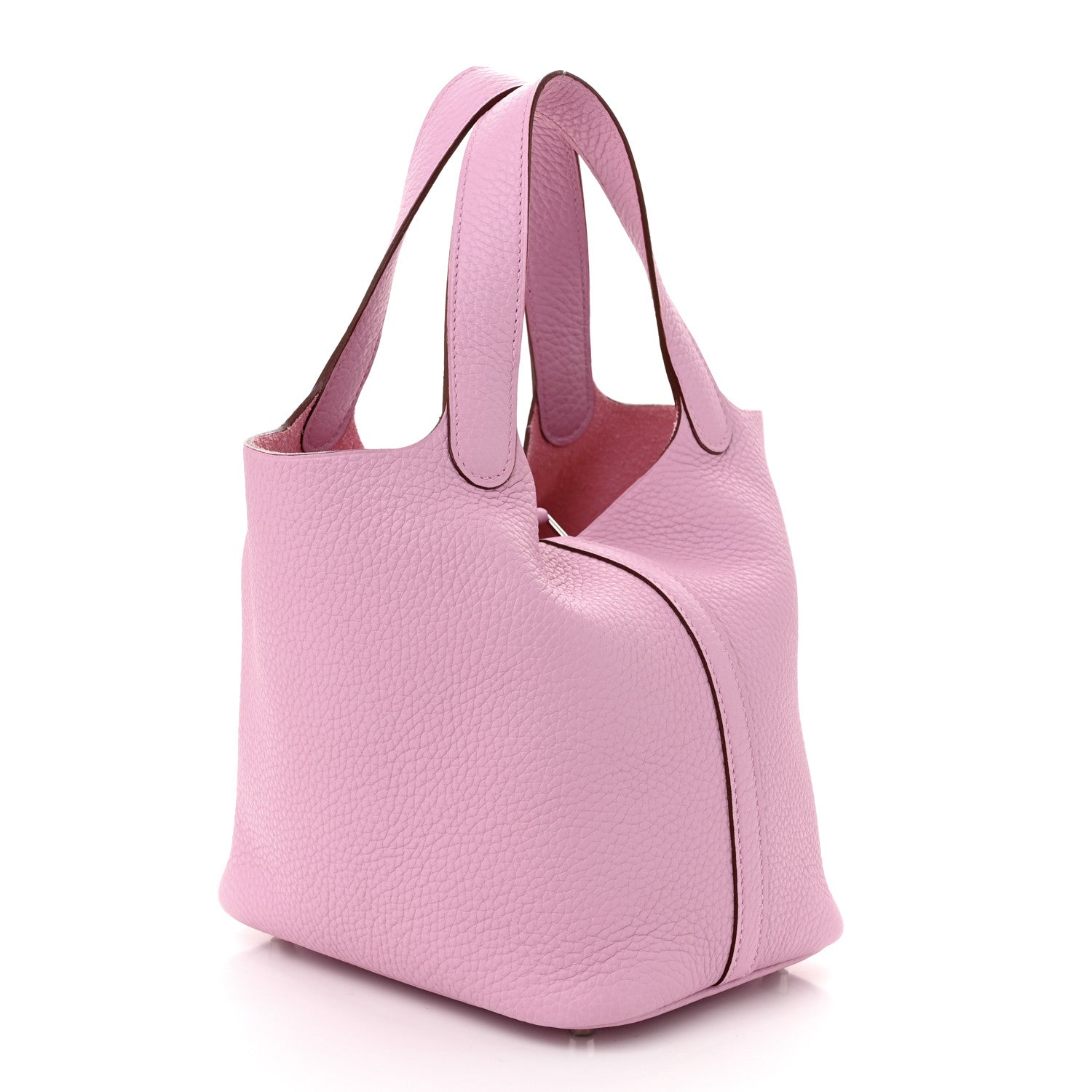 Hermes Taurillon Clemence Picotin Lock 18 PM Mauve Sylvestre 3 of 11