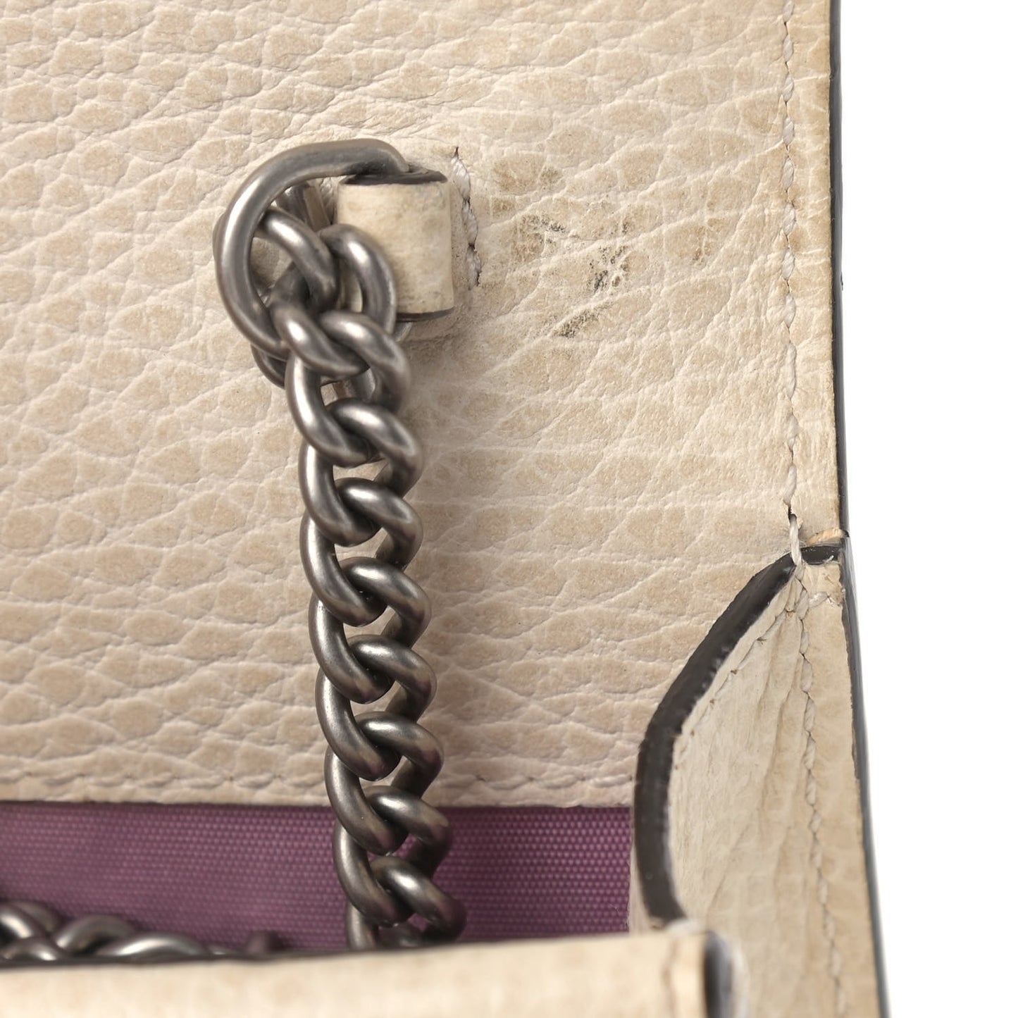 Dollar Calfskin Crystal Super Mini Dionysus Shoulder Bag Mystic White Black Diamond