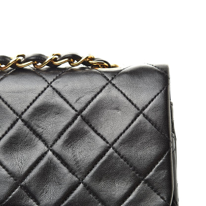 Chanel Lambskin Quilted Small Double Flap Black 13 of 15