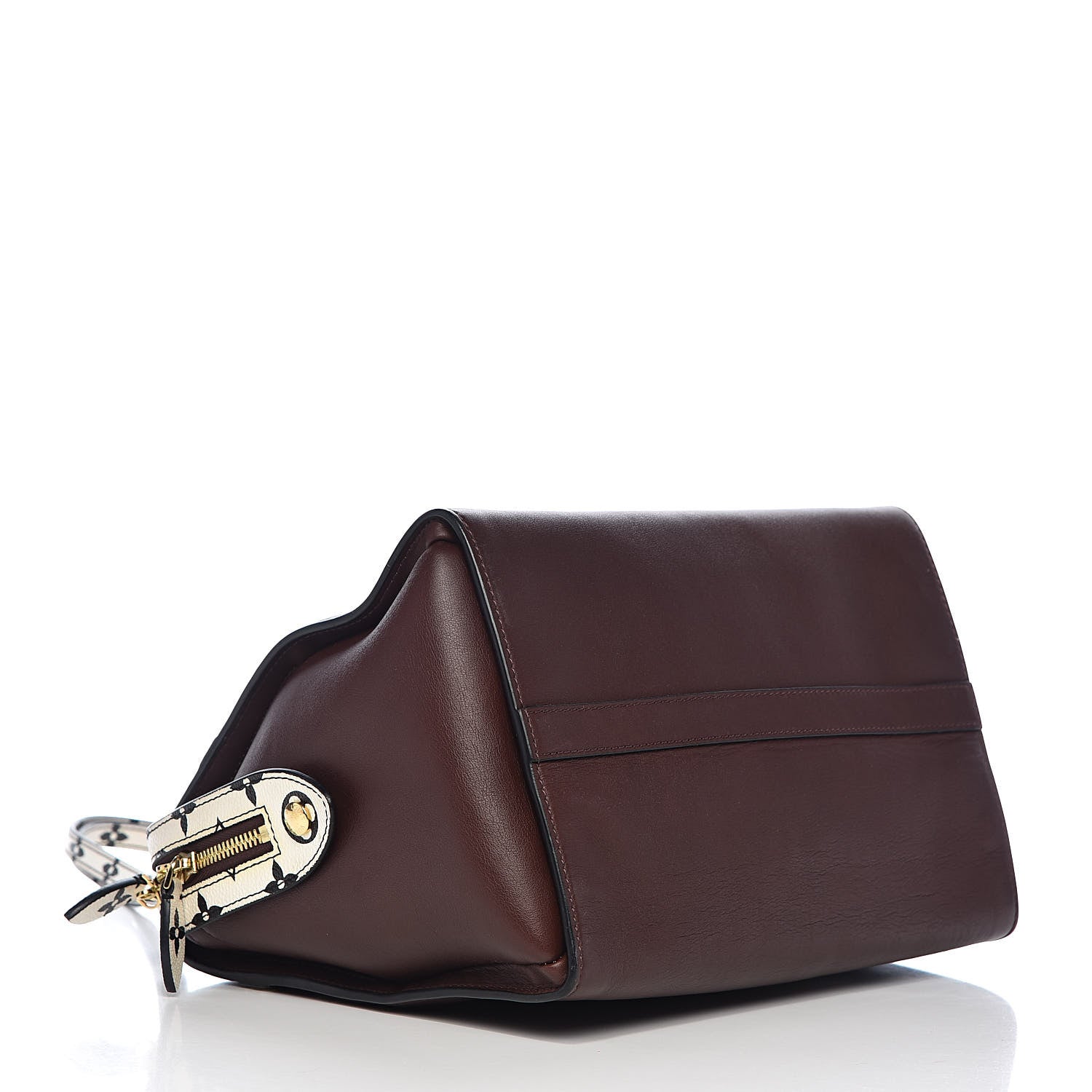 Louis Vuitton Calfskin Colored Monogram Speedy Amazon MM Chocolat White 4 of 10