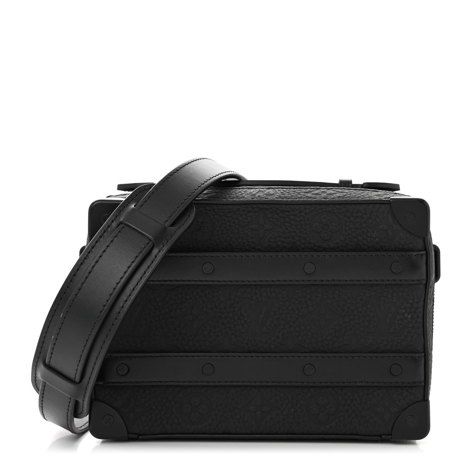 Louis Vuitton Taurillon Monogram Soft Trunk Black 1 of 11