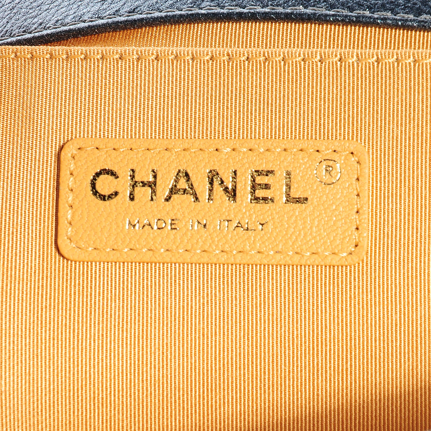 Chanel Pearl Calfskin Medium Boy Flap Dark Grey 7 of 9