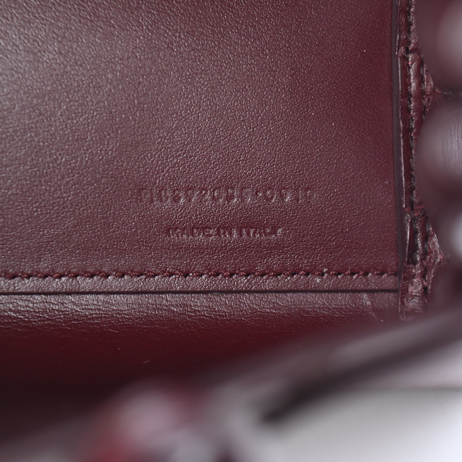 Saint Laurent Calfskin Nano Sac De Jour Dark Amaranto 7 of 12