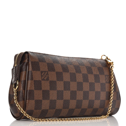 Louis Vuitton Damier Ebene Eva Clutch 3 of 9