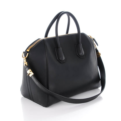 Givenchy Rubber Effect Calfskin Medium Antigona Black 3 of 12