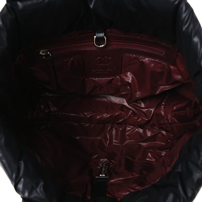 Chanel Nylon Quilted Small Coco Cocoon Tote Black 5 of 11