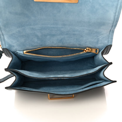 Prada Glace Calf Soft Cahier Bag Marine Astrale 7 of 22