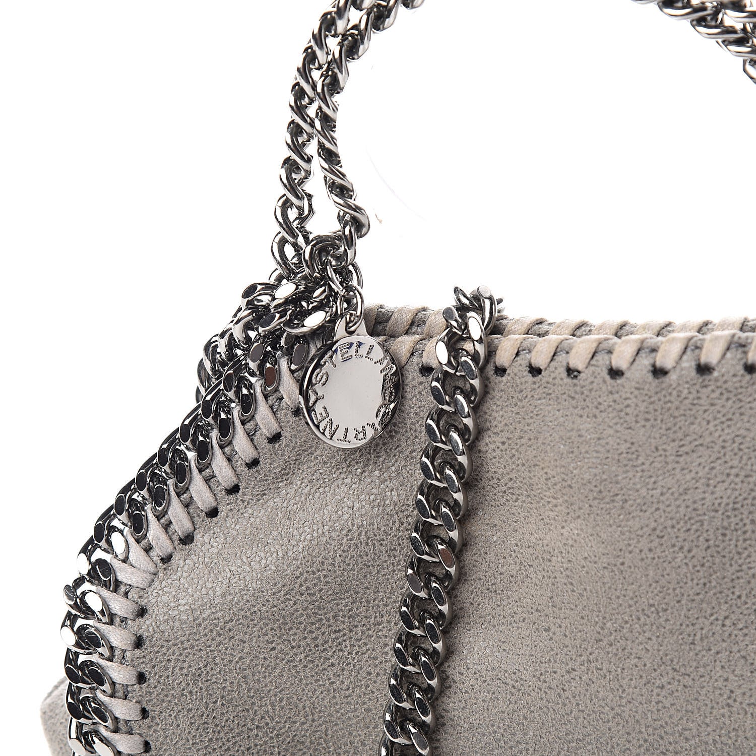 Stella McCartney Shaggy Deer Tiny Falabella Tote Grey 10 of 10