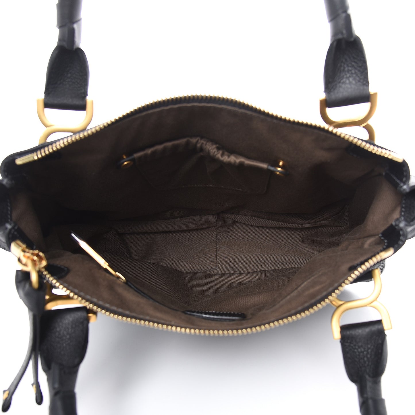 Calfskin Medium Marcie Satchel Black