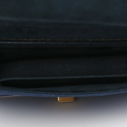 Christian Dior Denim Studded Medium Diorama Flap Bag Blue 5 of 10