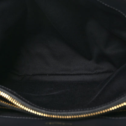 Saint Laurent Calfskin Y Quilted Monogram Medium Loulou Chain Satchel Dark Smog 5 of 10