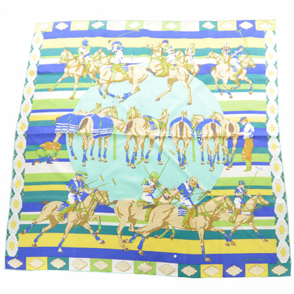 Hermes Silk Les Poneys de Polo Scarf 90 1 of 5