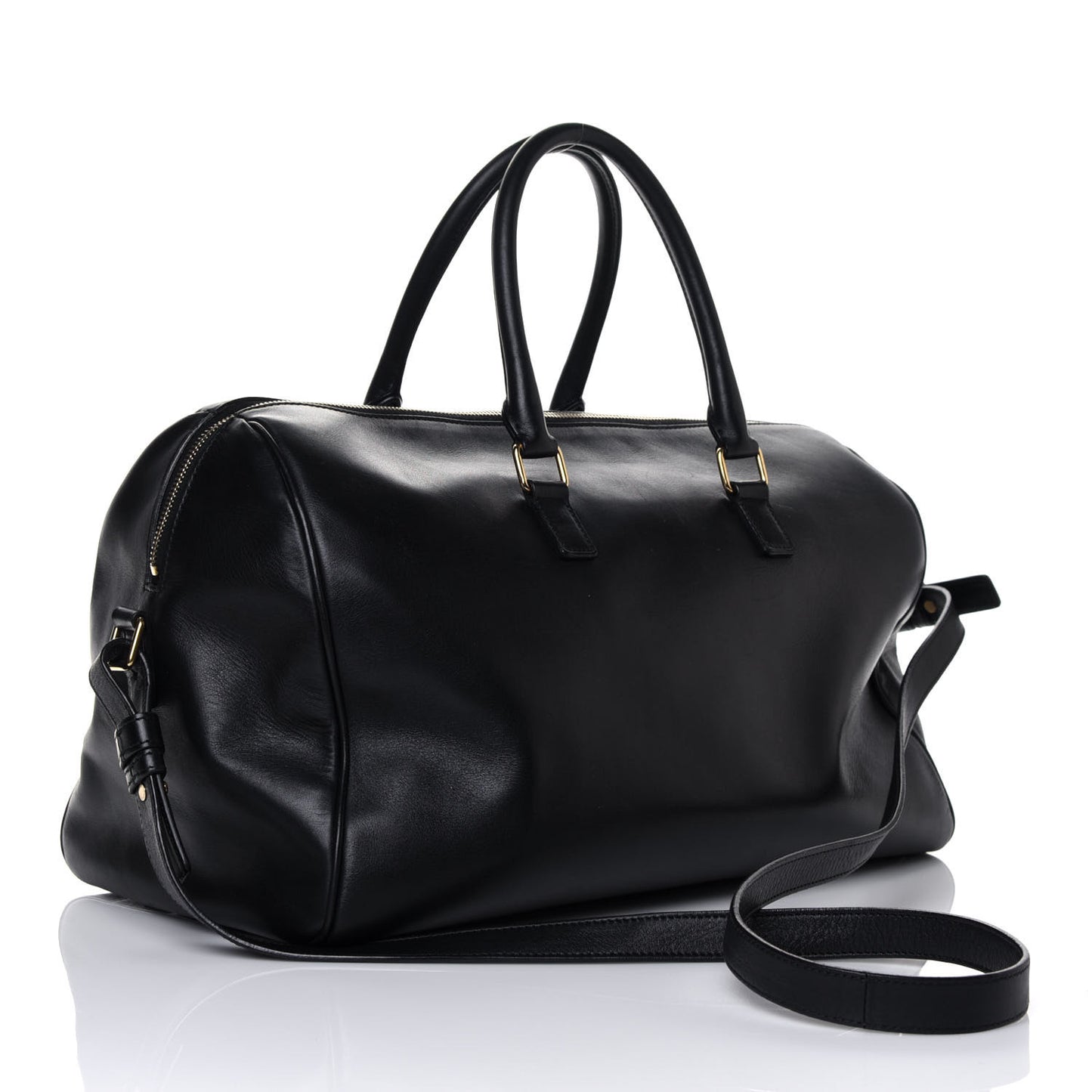 Calfskin Classic Duffle 12 Black