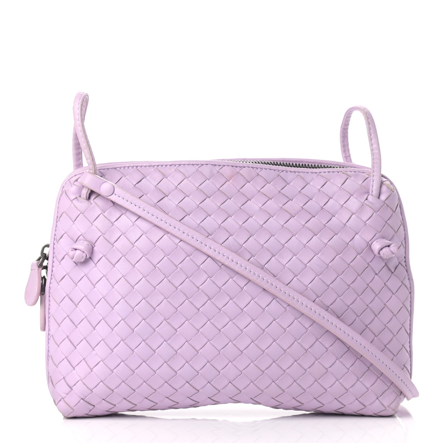 Bottega Veneta Nappa Intrecciato Pillow Crossbody Messenger Parme 1 of 15