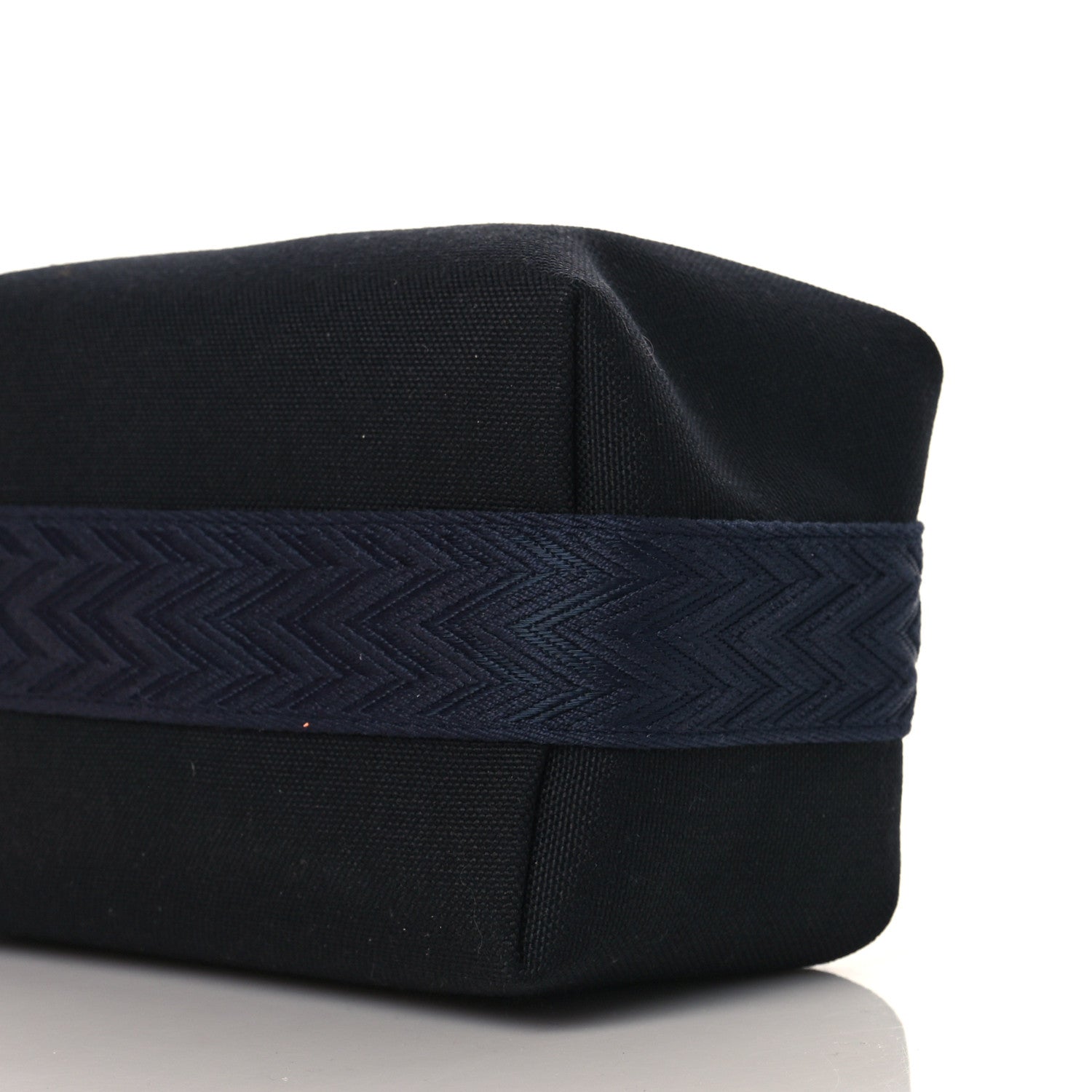 Hermes Canvas Small Bride-A-Brac Pouch Black Bleu Nuit 9 of 10