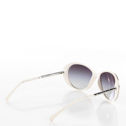 Chanel CC Sunglasses 6037 White 3 of 8