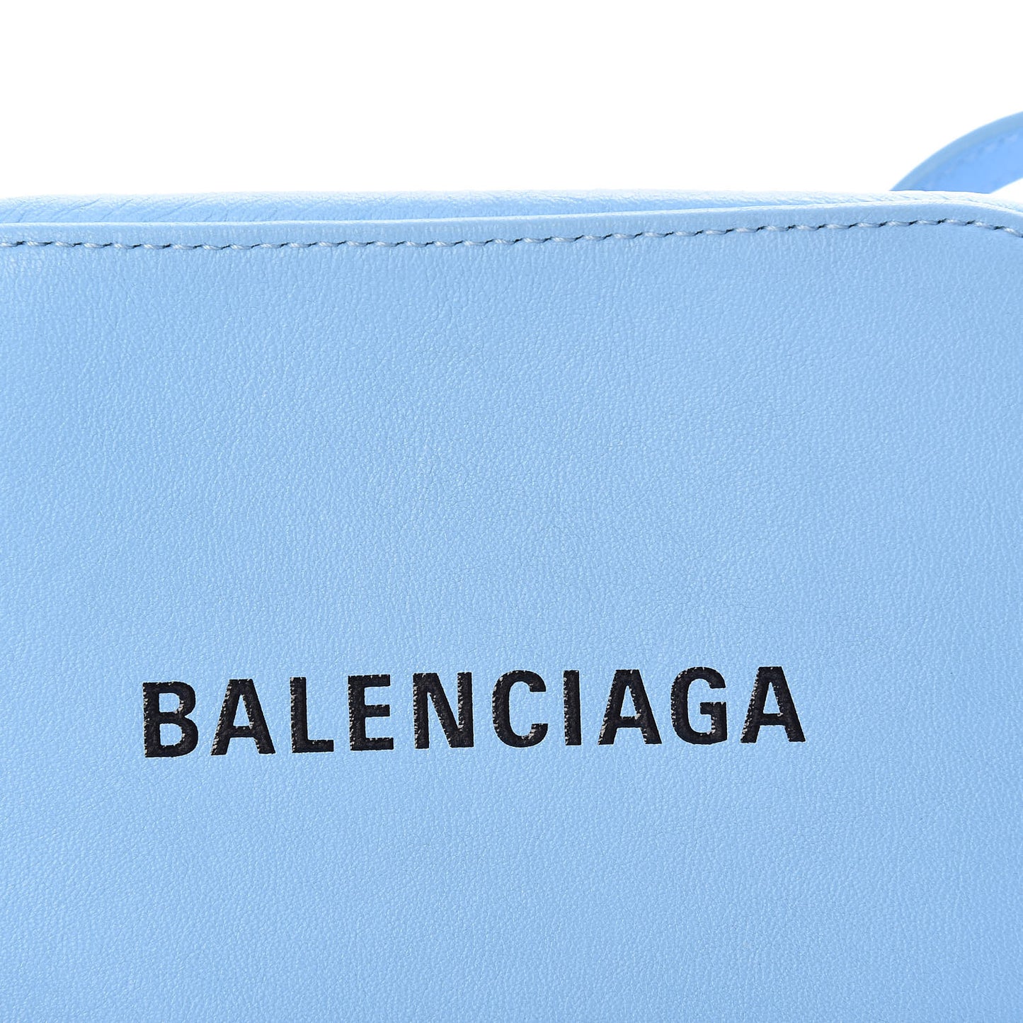 Calfskin XS Everyday Camera Bag Baby Blue Black