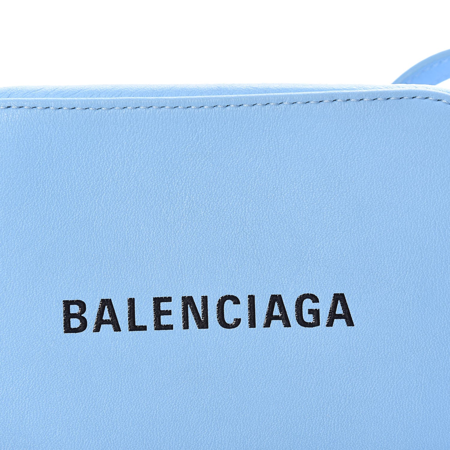 Balenciaga Calfskin XS Everyday Camera Bag Baby Blue Black 9 of 9
