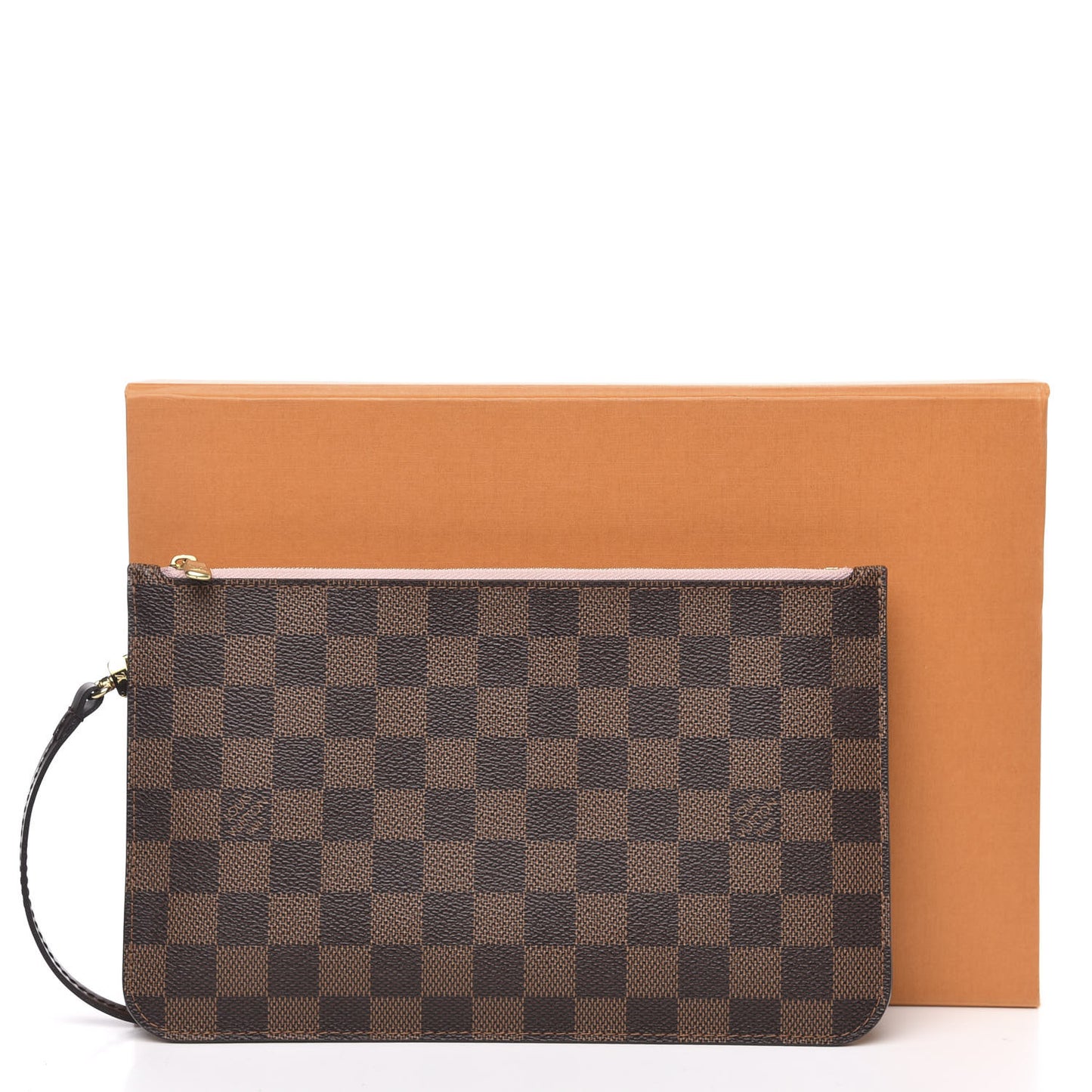 Damier Ebene Neverfull MM GM Pochette Rose Ballerine