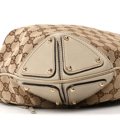 Gucci Monogram Indy Top Handle Hobo Off White 9 of 11