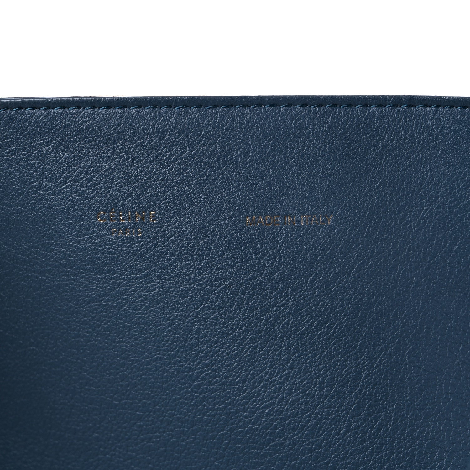 Celine Grained Calfskin Small Horizontal Cabas Phantom Slate 6 of 11