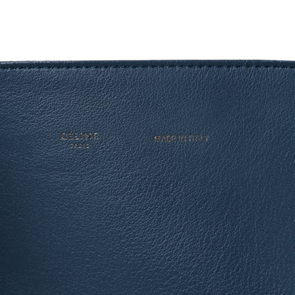 Celine Grained Calfskin Small Horizontal Cabas Phantom Slate 6 of 11
