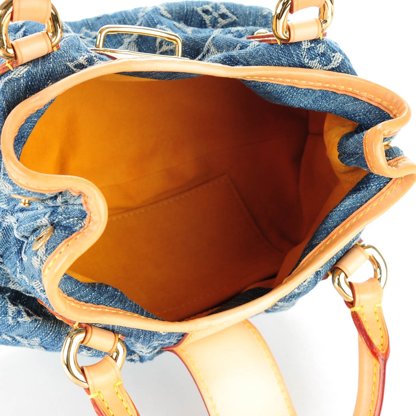 Monogram Denim Pleaty Blue