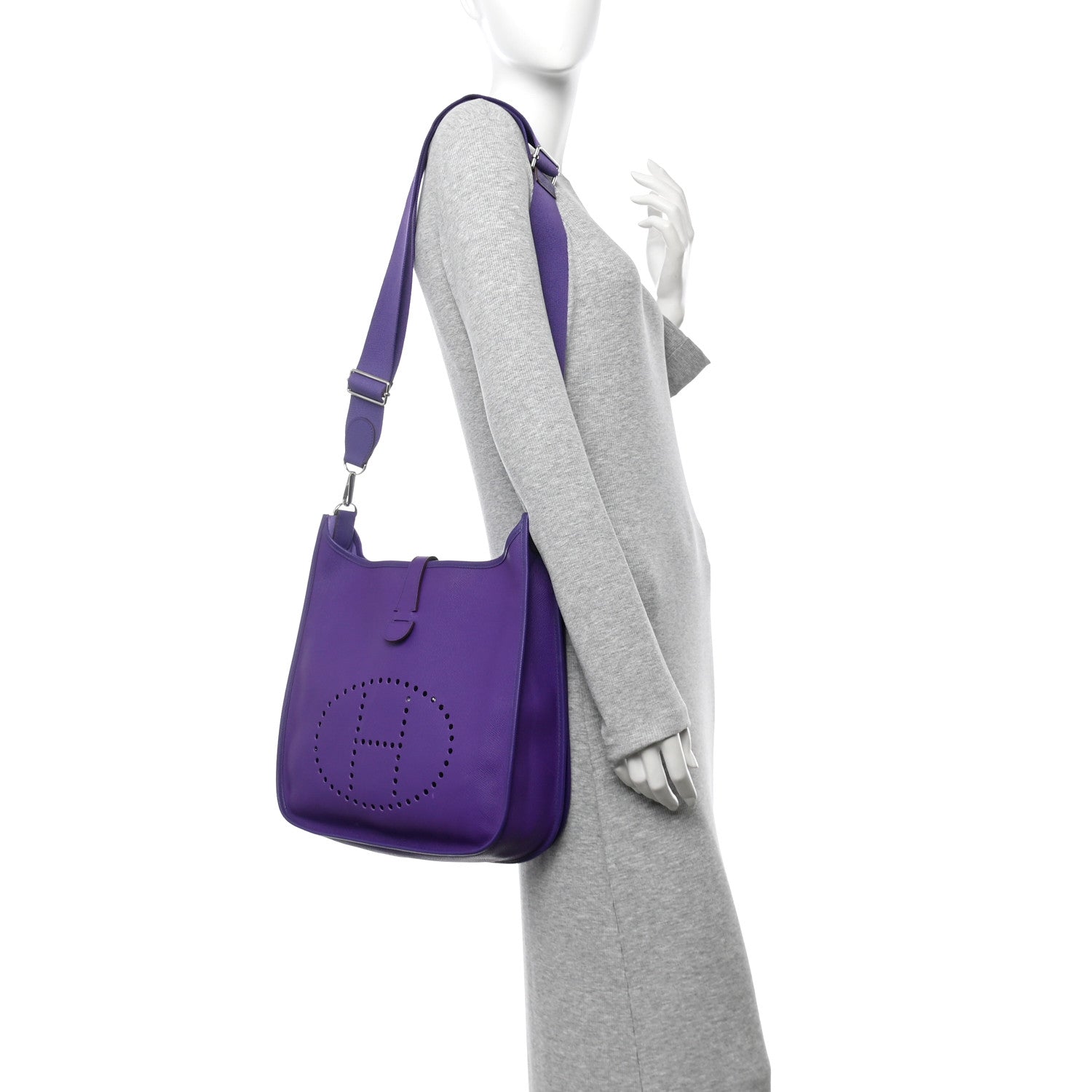 Hermes Epsom Evelyne GM III Iris 2 of 11
