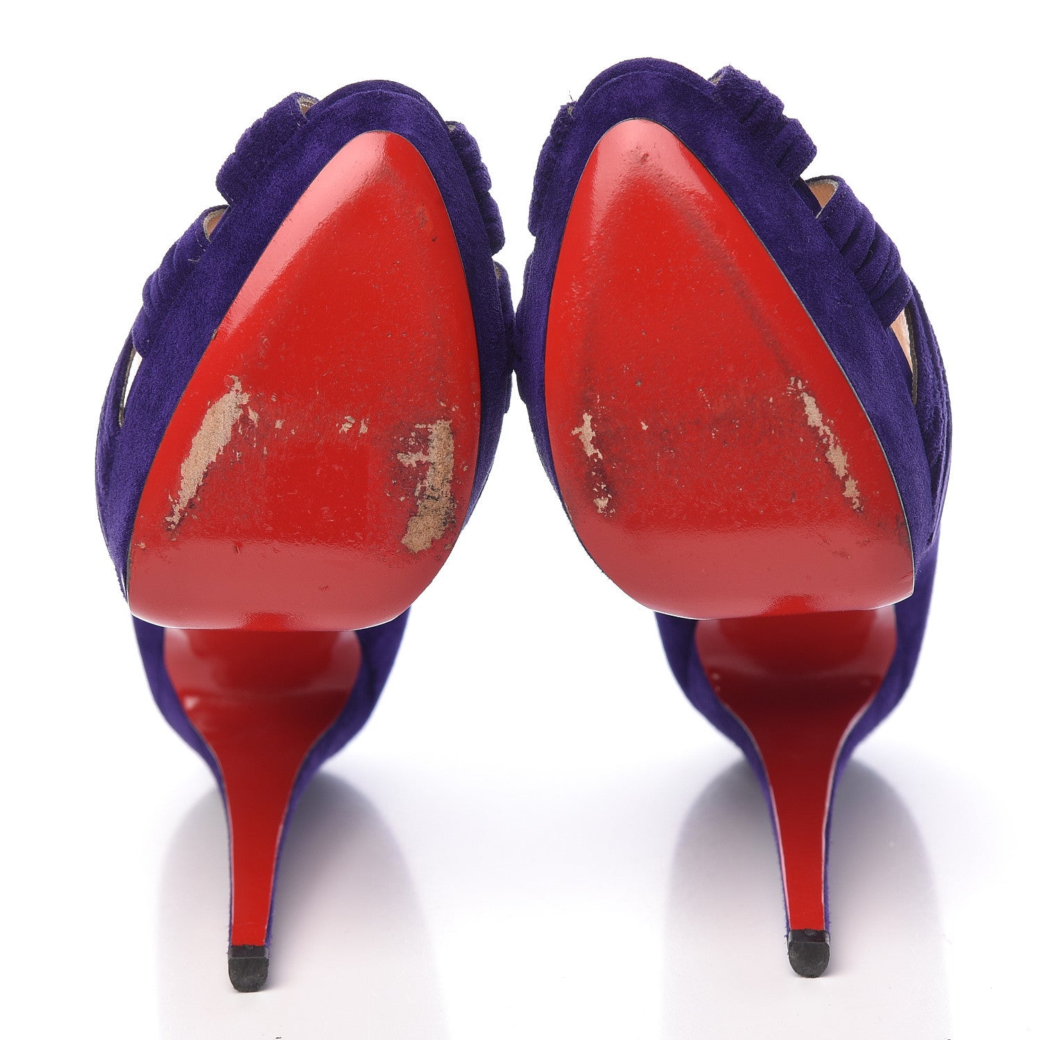 Christian Louboutin Suede Aborina 150 Pumps 40 Violette 10 of 16