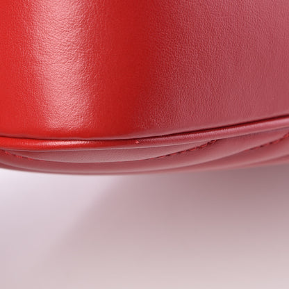 Saint Laurent Calfskin Matelasse Monogram Lou Camera Bag Rouge Eros 10 of 10