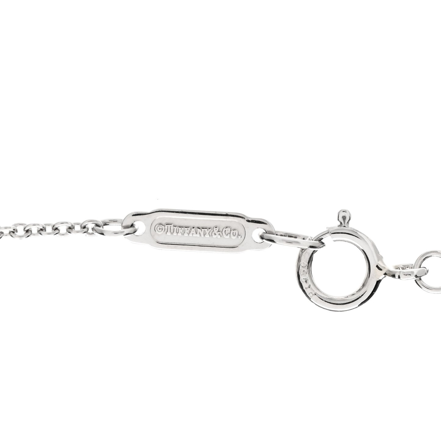Platinum Diamond Fleur de Lis Key Bar Pendant Necklace