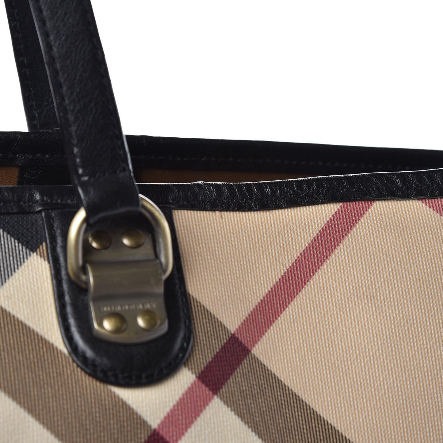 Supernova Check Tote Black
