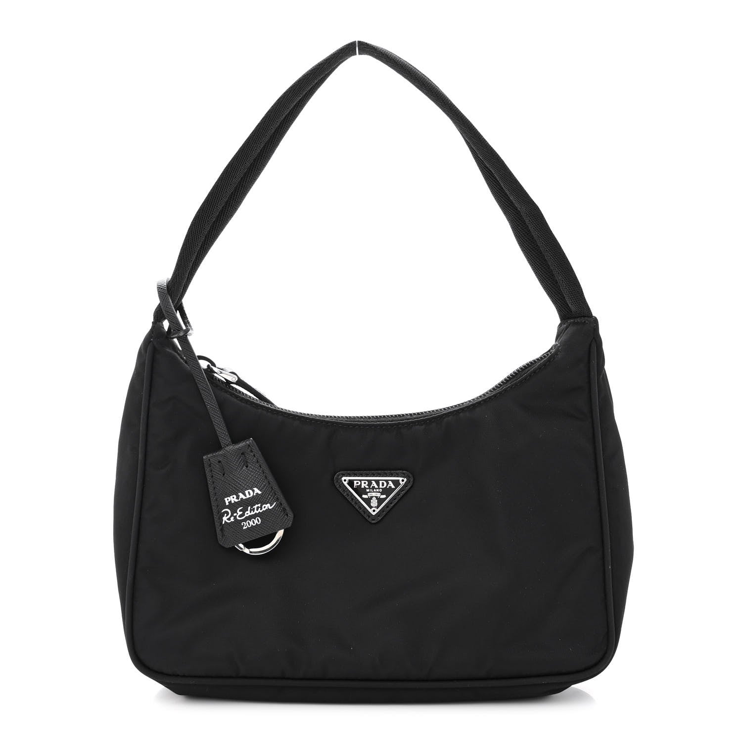 Prada Tessuto Nylon Mini Re-Edition 2000 Bag Black 1 of 10