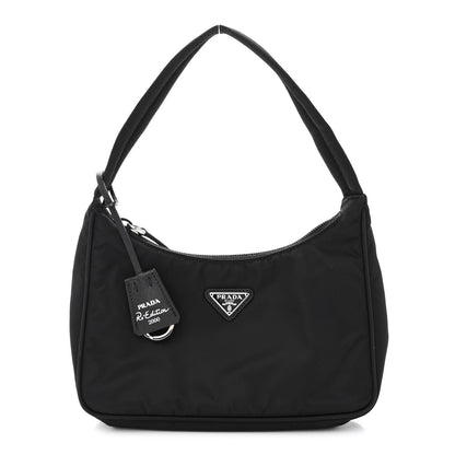 Prada Tessuto Nylon Mini Re-Edition 2000 Bag Black 1 of 10