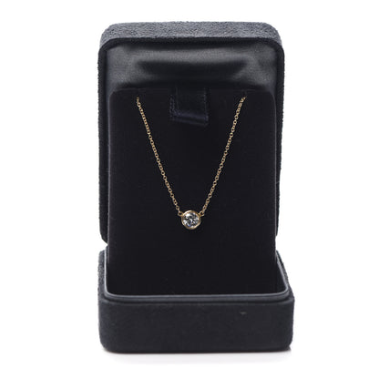 Tiffany 18K Yellow Gold Diamond .40ct Elsa Peretti Diamonds by the Yard Pendant Necklace 7 of 7