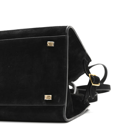 The Row Suede Soft Margaux 10 Bag Black 9 of 9