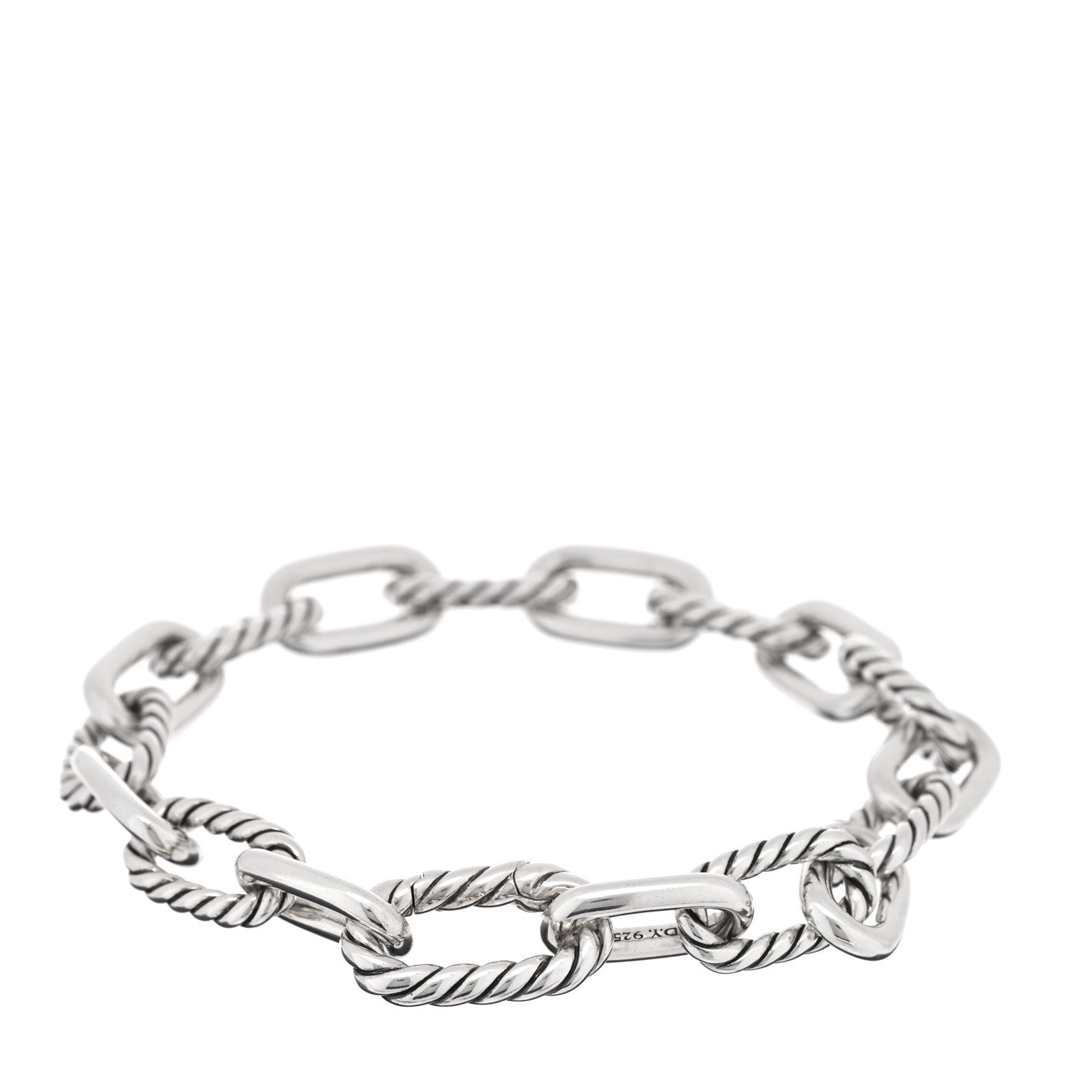 David Yurman Sterling Silver 8.5mm Madison Chain Bracelet 2 of 3
