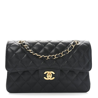 Chanel Caviar Quilted Small Double Flap Black 1 of 11