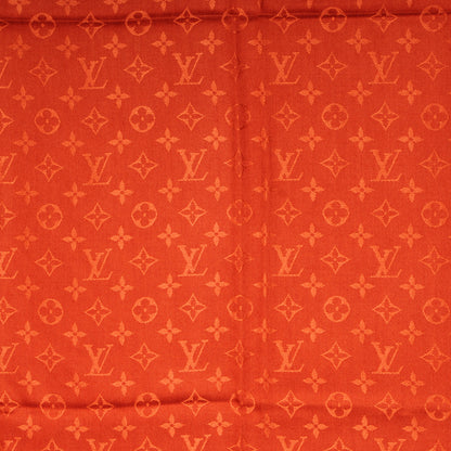 Louis Vuitton Wool Silk Monogram Shawl Orient 4 of 5