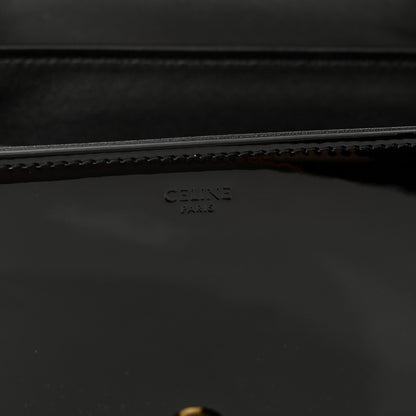 Celine Patent Calfskin Talulah Besace Chain Shoulder Bag Black 6 of 11