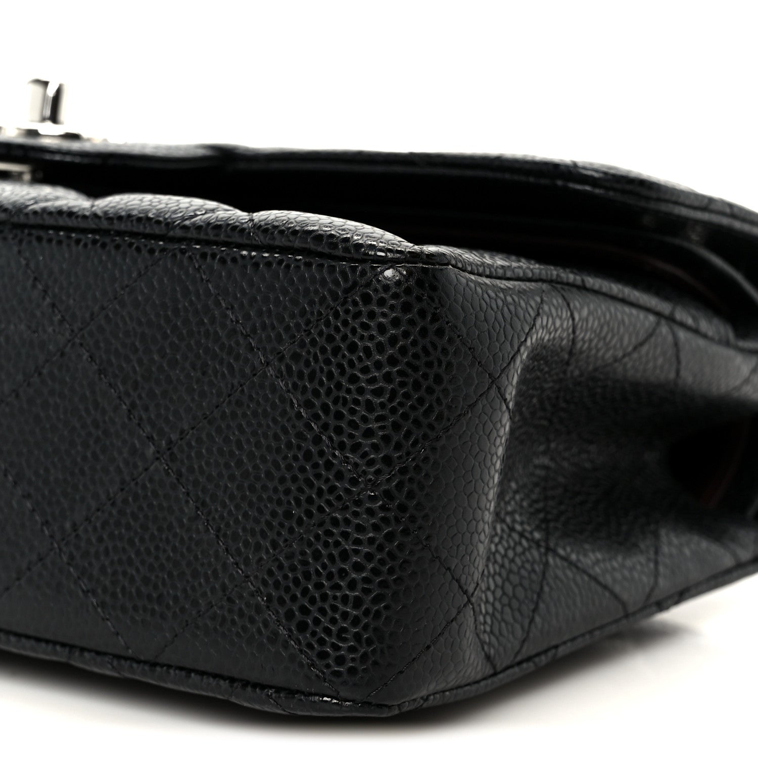 Chanel Caviar Quilted Small Double Flap Black 11 of 12