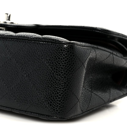 Chanel Caviar Quilted Small Double Flap Black 11 of 12