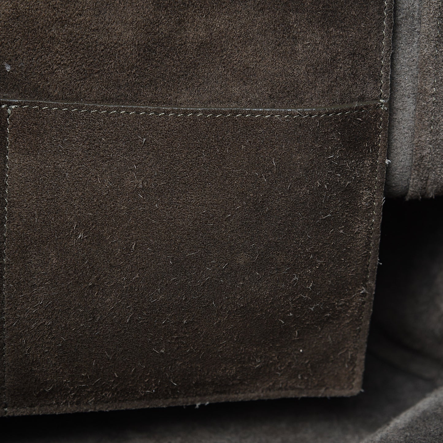 Soft Grained Calfskin Small Belt Cabas Phantom Taupe