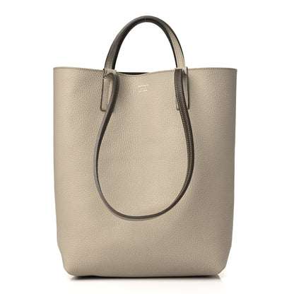Moynat Taurillon Blush Calfskin Quattro Reversible Tote TPM Taupe 3 of 13