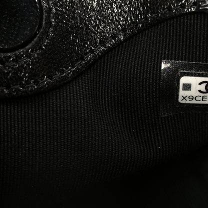Chanel Shiny Lambskin Quilted Micro 31 Clutch With Chain Black 7 of 11
