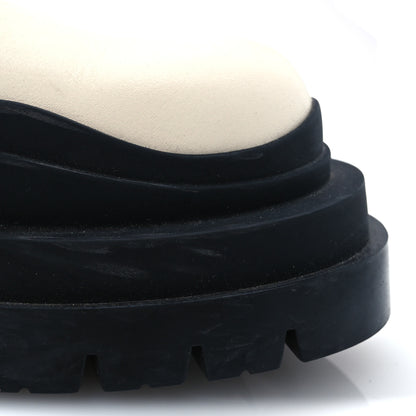 Bottega Veneta Calfskin The Tire Chelsea Boots 35 Sea Salt Black 12 of 15