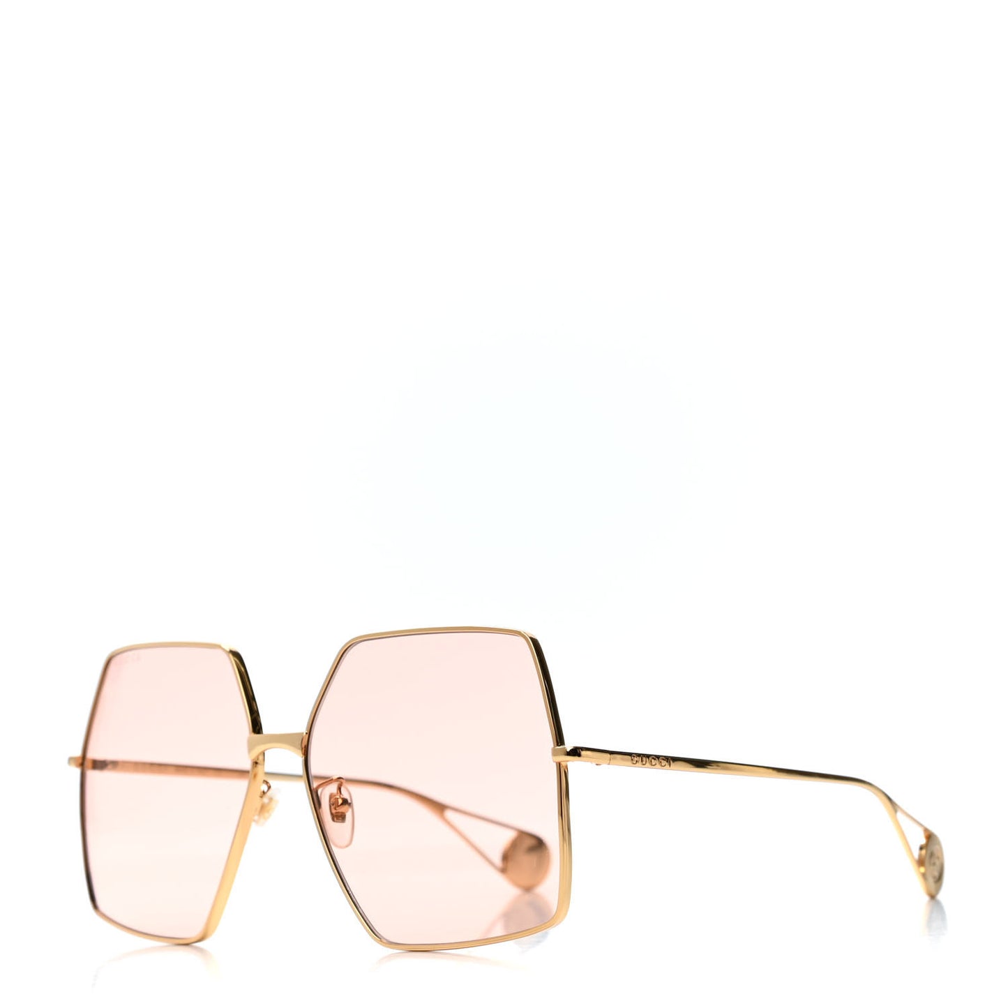 Square Frame GG0536S Sunglasses Gold