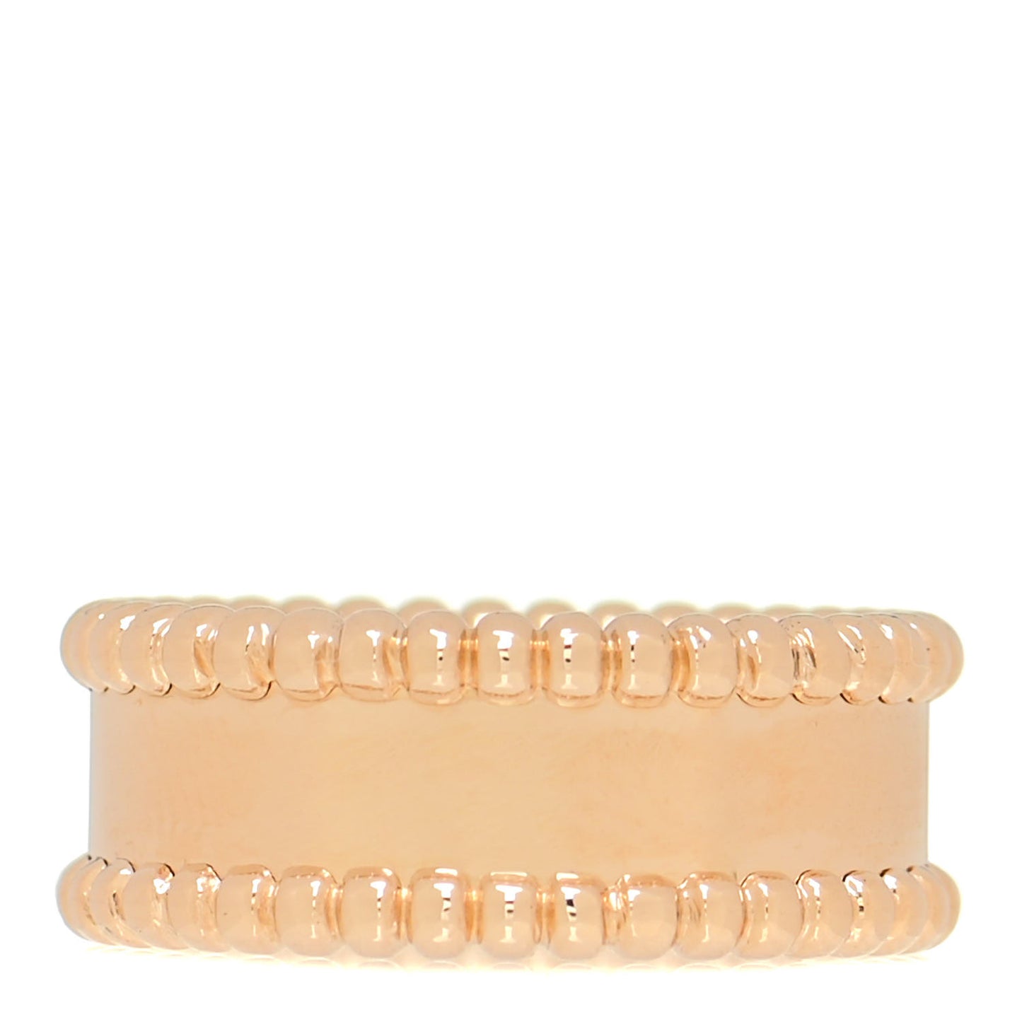 18K Yellow Gold Perlee Signature Ring 52 6